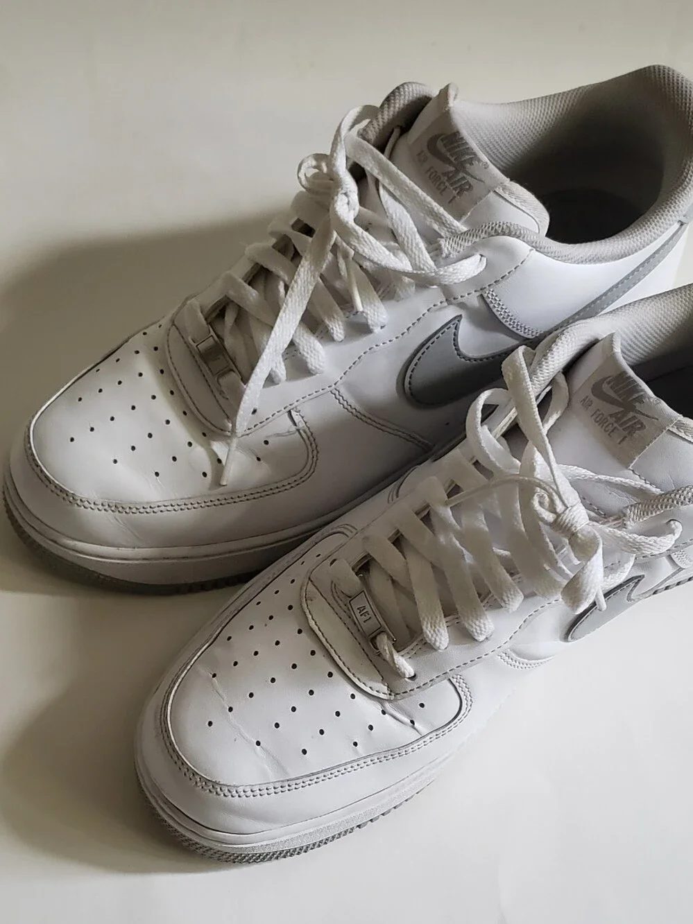 Nike Air Force 1 ’07 Low White Light Smoke Grey FJ4146-100 - Men's Size 13